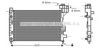 AVA QUALITY COOLING MS2248 Radiator, engine cooling